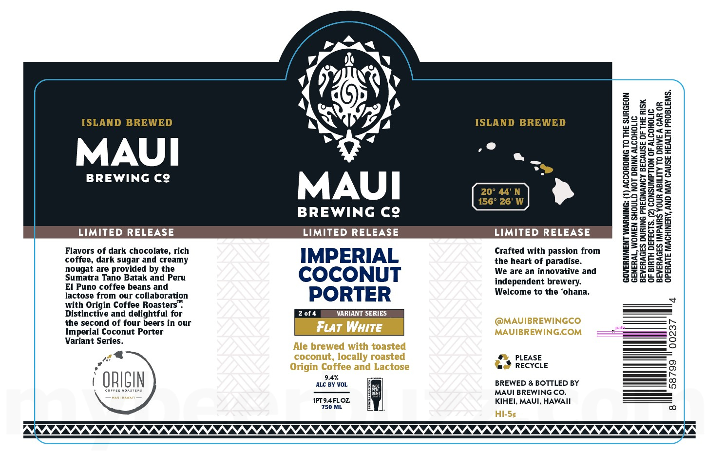 Maui Brewing Adding Saint Damien & Imperial Coconut Porter Bottles