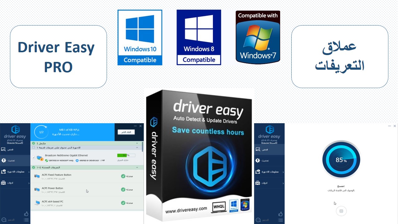 تحميل عملاق التعريفات برنامج Driver Easy Pro النسخة الكاملة