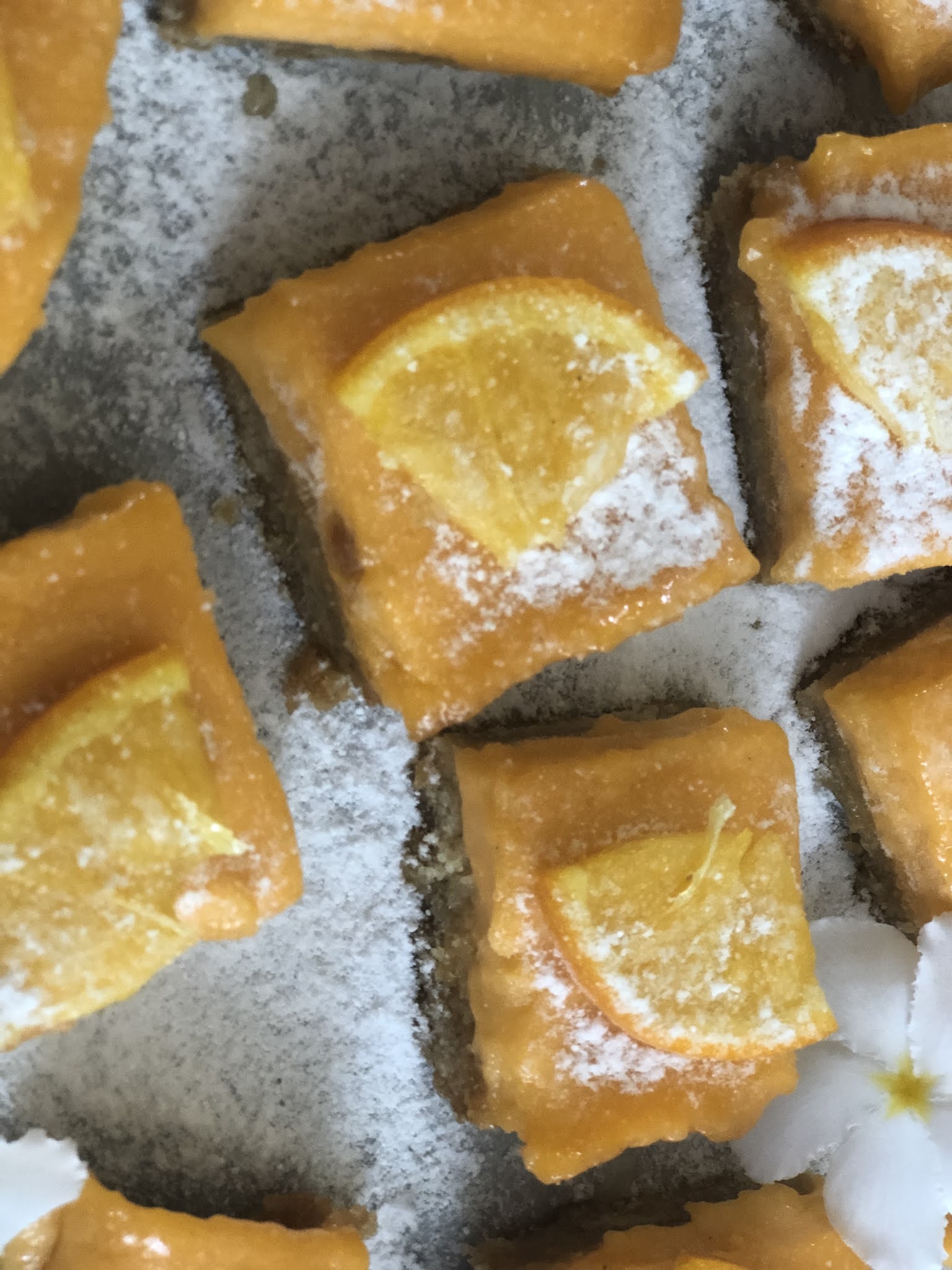 Recipe of Orange Bars ( eggless )