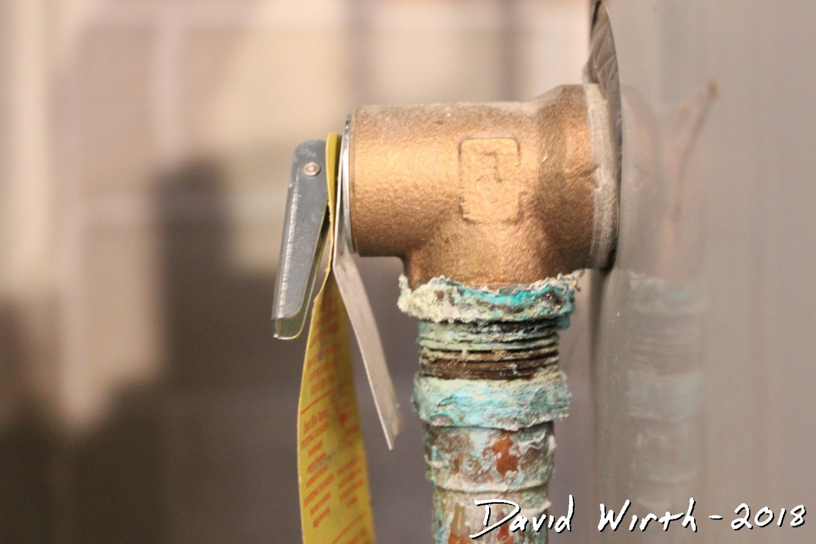 Hot Water Tank Fix Dripping T&P Valve