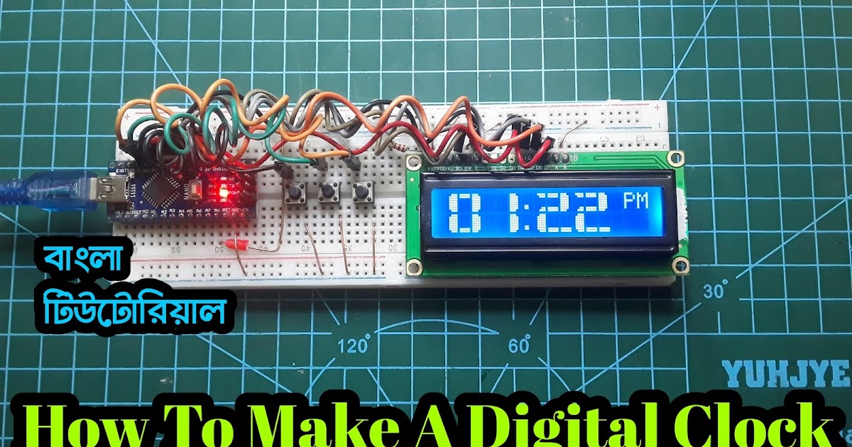 Arduino Code For Digital Clock