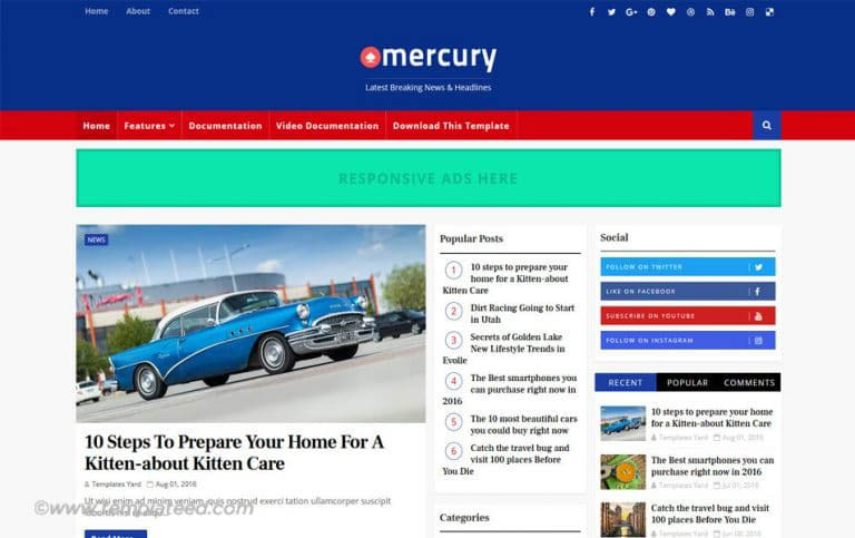 500+ Best Free Responsive Blogger Templates 2020 500+ Best Free Responsive Blogger Templates 2020