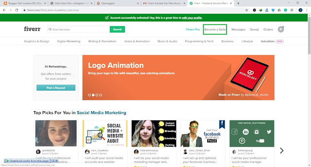 What is Fiverr? how to make money and create a Gig a-z