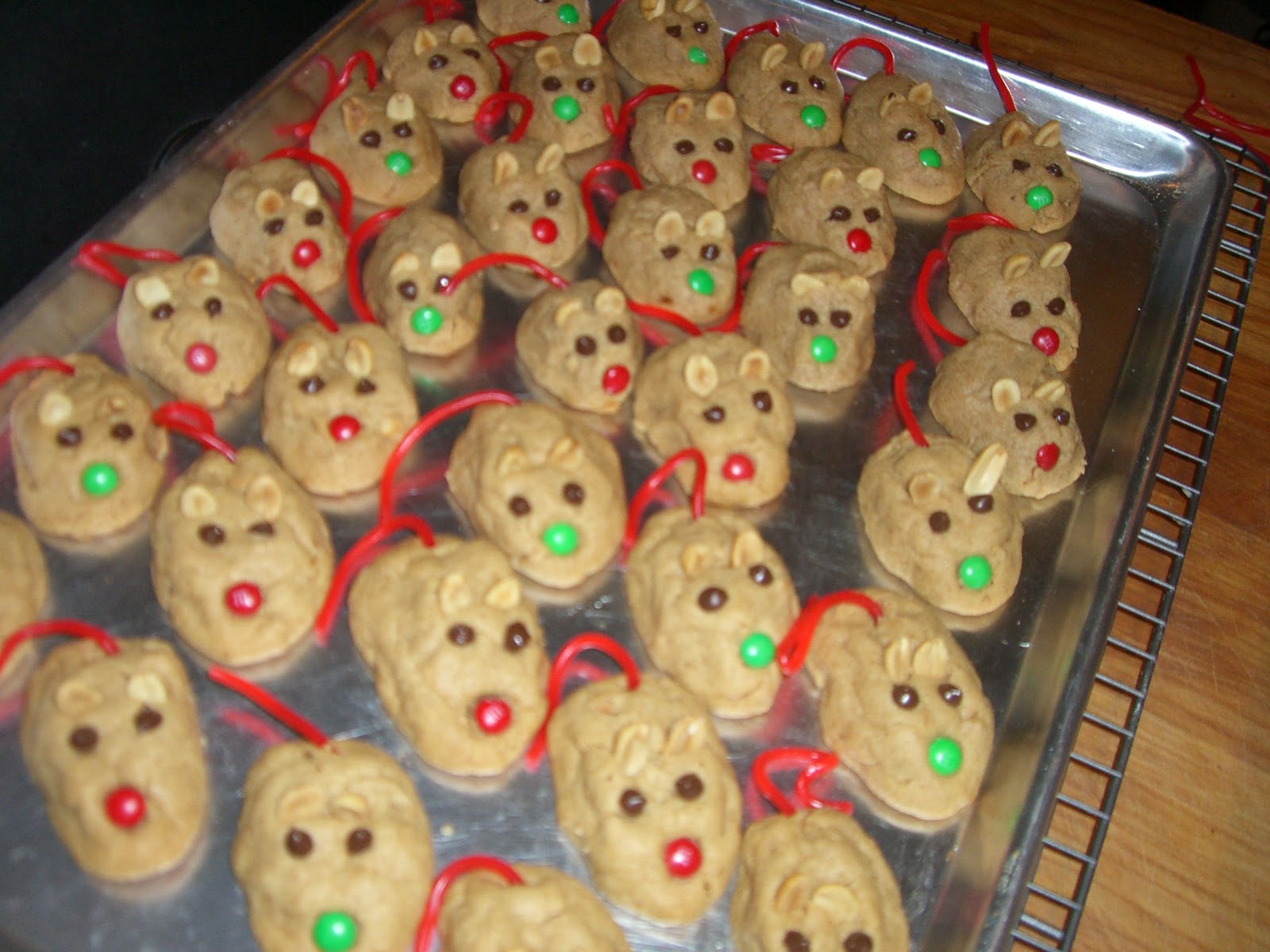 Cooking with Barry & Meta Peanut Butter Christmas Mice