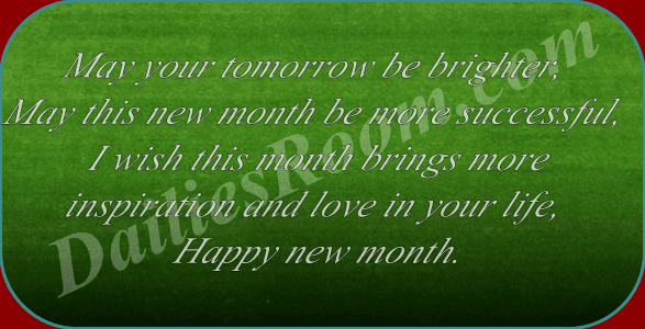 new month sms