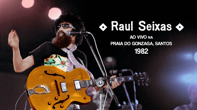 Raul Seixas na Praia do Gonzaga 1982 Raul Seixas na Praia do Gonzaga 1982