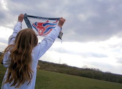 official olympic scarf london 2012 flag wave in the wind red white blue supporting next scarves paralympics