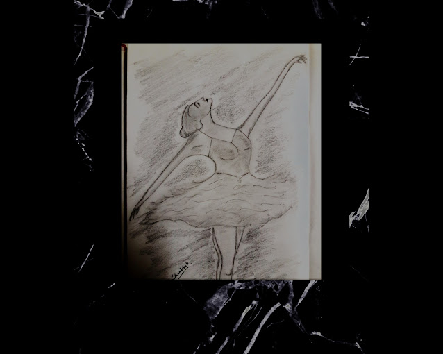 How to draw a Dancing (Ballet) girl with pencil sketch