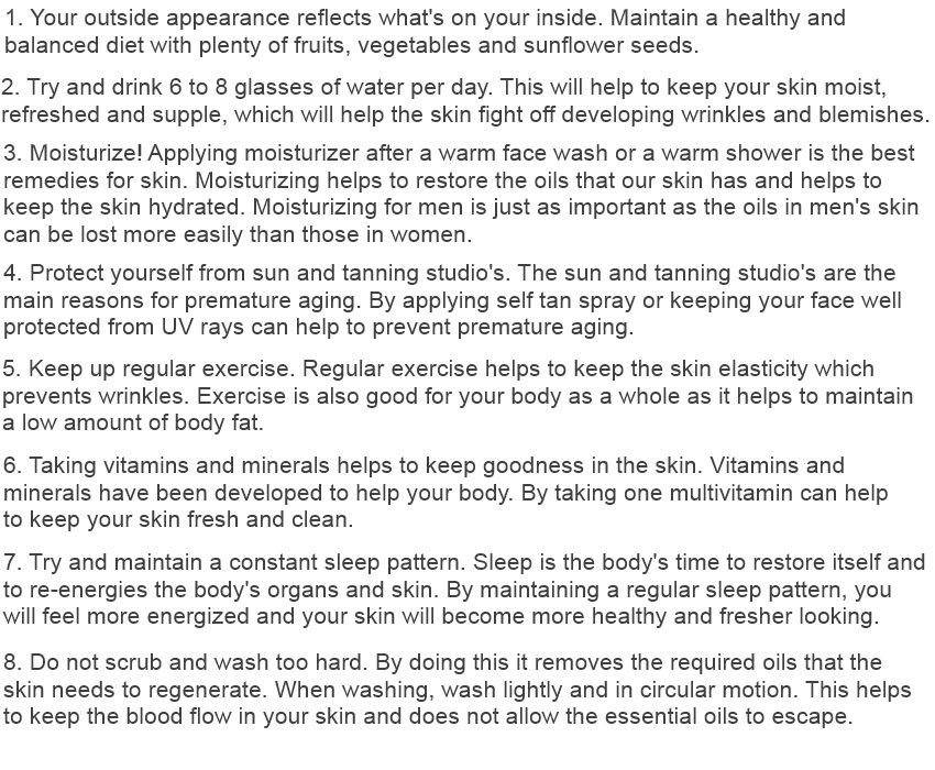 skin careTen top tips for healthy skin health the first