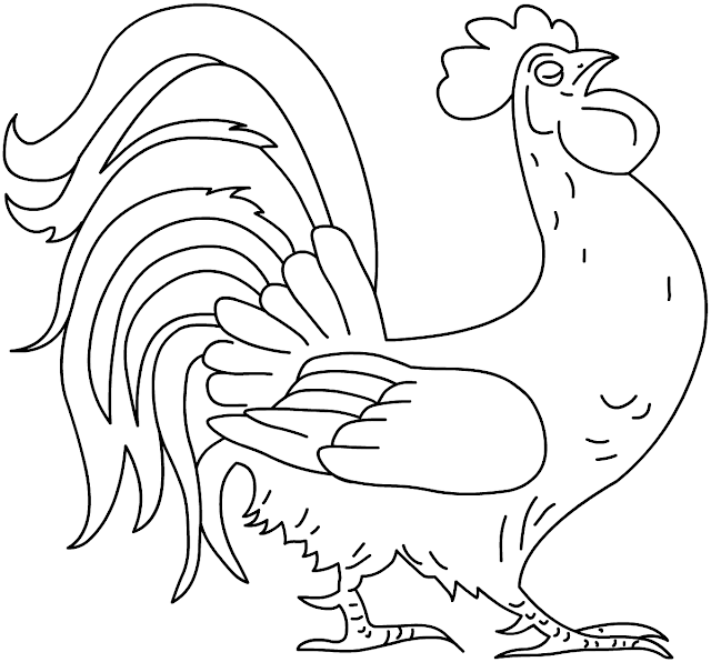 Printable Turkey Coloring Page For Kids