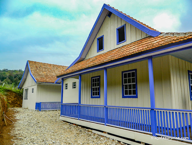 Casa de colonos poloneses no Parque Histórico de Iguassu, União da Vitória, Paraná