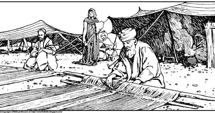 Crafting Tents and Living Under Them | Color The Bible