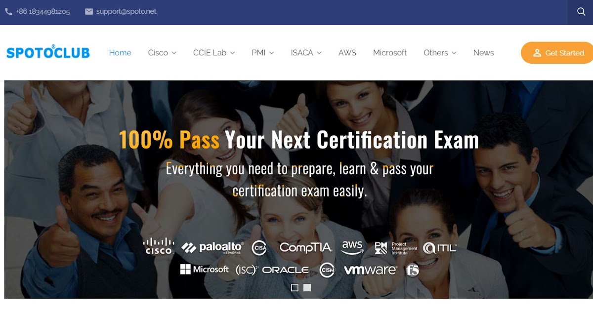 Certification Help With SPOTO 