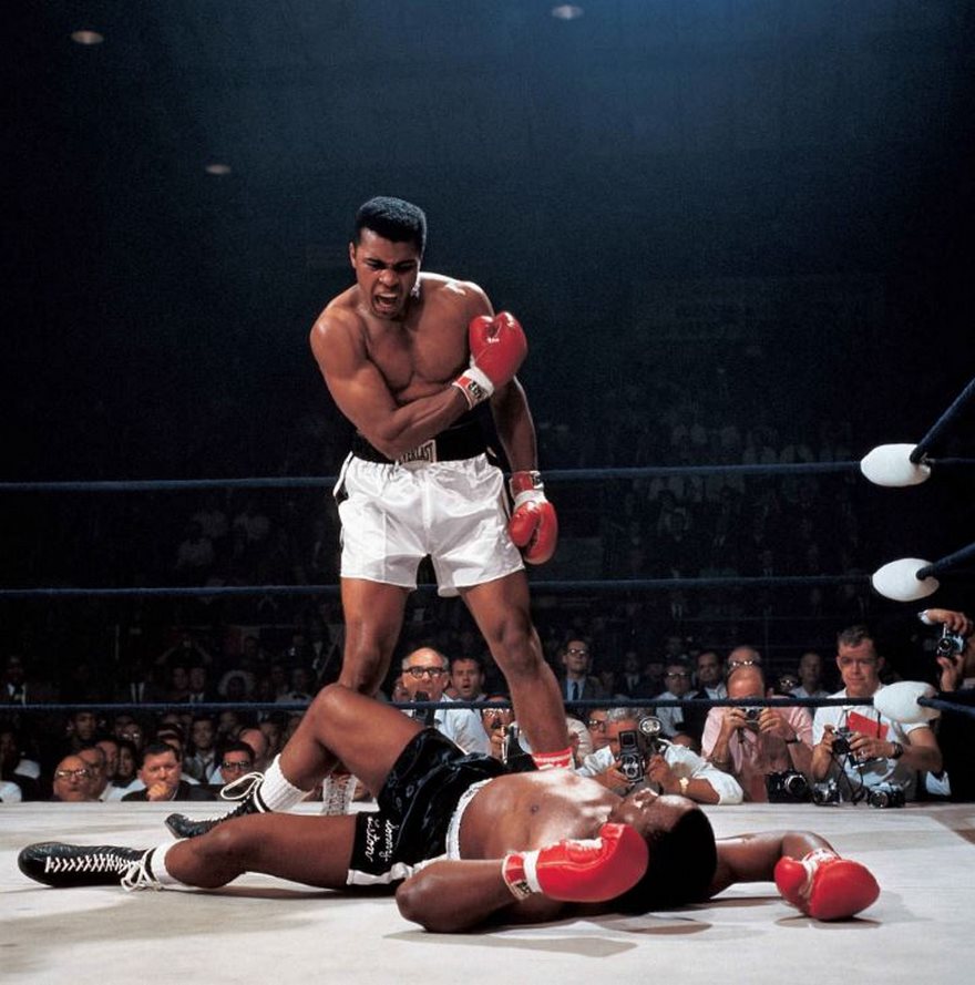 #43 Muhammad Ali Vs. Sonny Liston, Neil Leifer, 1965 - Top 100 Of The Most Influential Photos Of All Time #43 Muhammad Ali Vs. Sonny Liston, Neil Leifer, 1965 - Top 100 Of The Most Influential Photos Of All Time