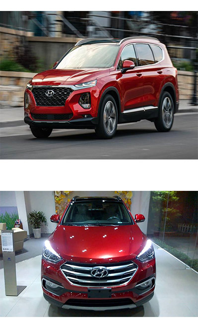 Hyundai Santafe 2019 màu đỏ  TC MOTOR HYUNDAI