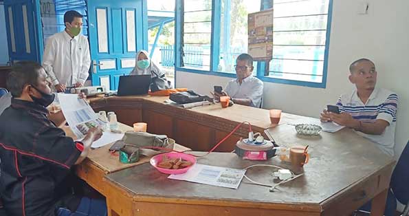 Petugas BPJS Ketenagakerjaan Kabupaten Agam melakukan Sosialisasi