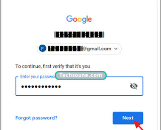 تغيير كلمة المرور Gmail 2