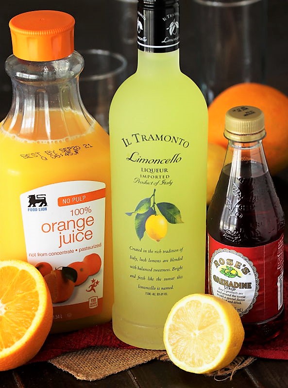 Limoncello Sunrise Cocktail The Kitchen is My Playground