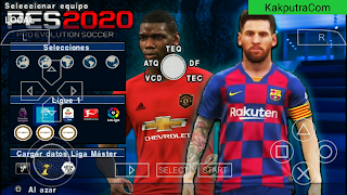 (New) PES 2020 PPSSPP Camera PS4 Android Offline 600MB Best Graphics Kits 2020 & Transfers Update