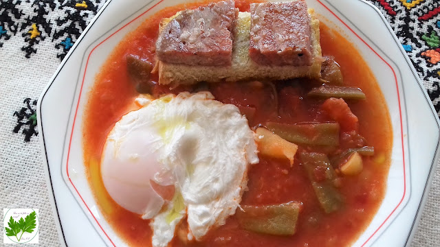 Sopa de Judías Verdes con Tostadas de Atún