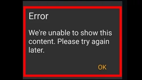 How To Fix Error We're Unable To Show This Content Problem Solved in Amazon Prime Video App