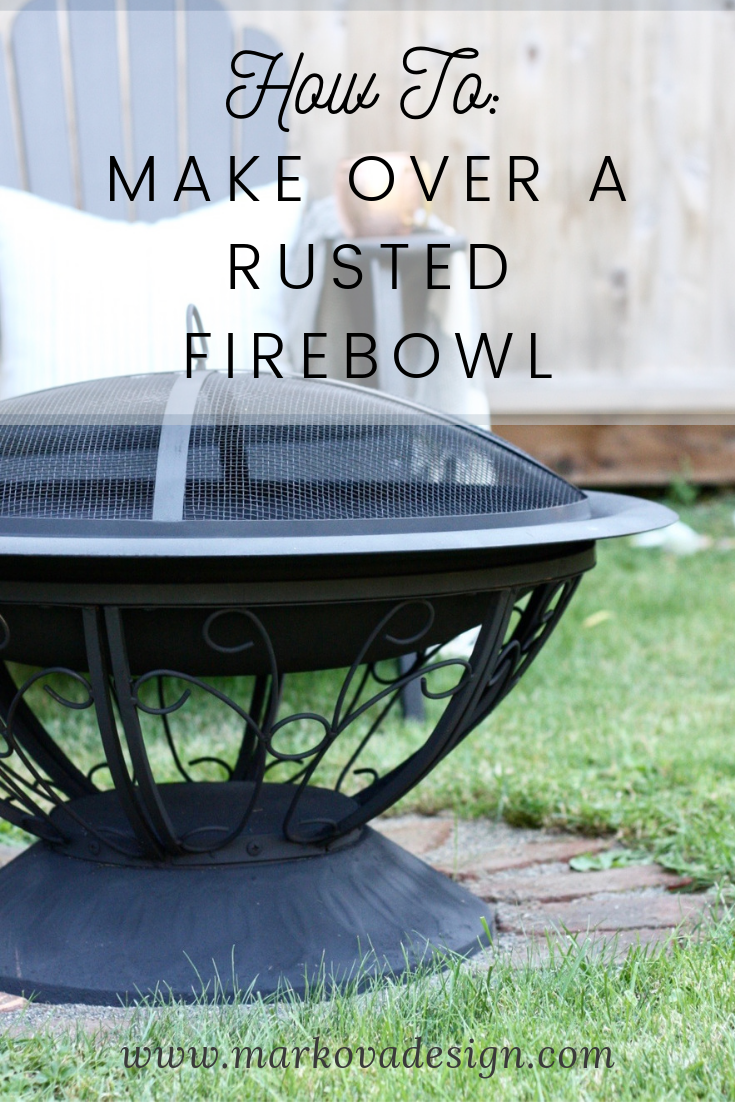 How To Makeover a Fire Bowl markova design