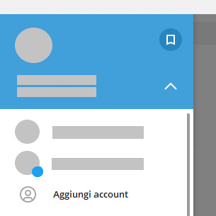 Telegram Desktop App due account Copertina