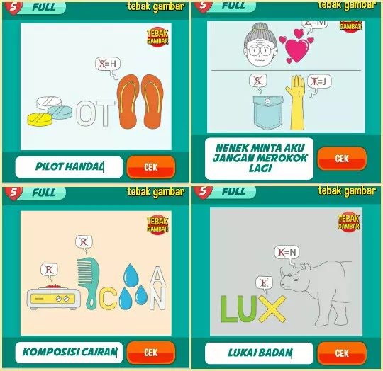 Kunci Jawaban Tebak Gambar Level 15 No 1 Sampai 20 Kunci