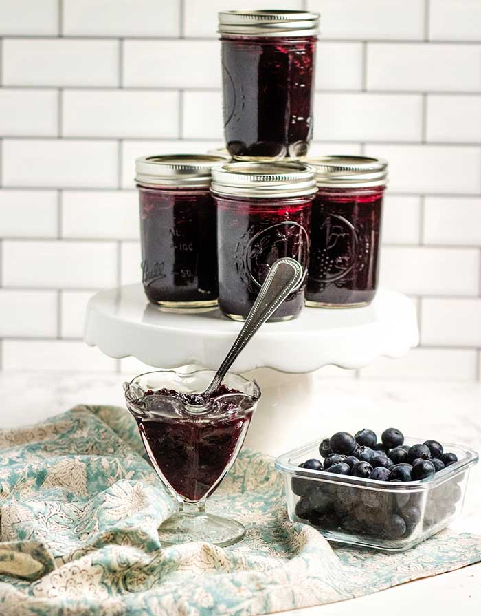 Low Sugar Blueberry Jam for Canning Recipe Homesteading in Ohio