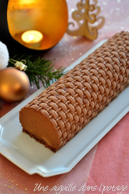 Bûche chocolat-poire/magic bûche Silikomart