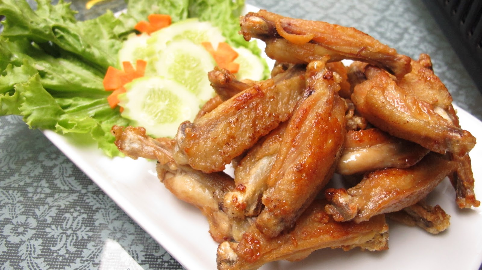 KitchenAholics Fried chicken with fish sauce (kai tod nham pla)