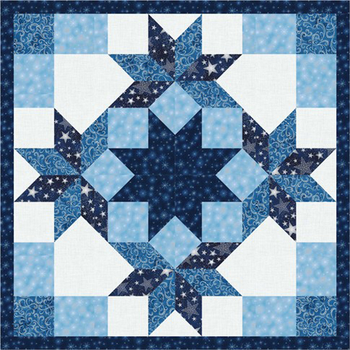 Winter’s Grandeur Mini Quilt - Free Pattern
