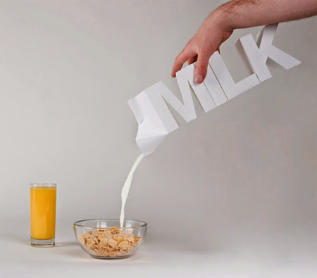 Κουτιά φρέσκου γάλακτος με τέχνη