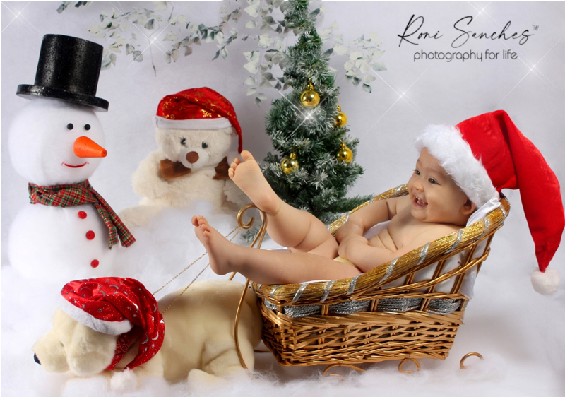 Book Bebê com Cenários de Natal