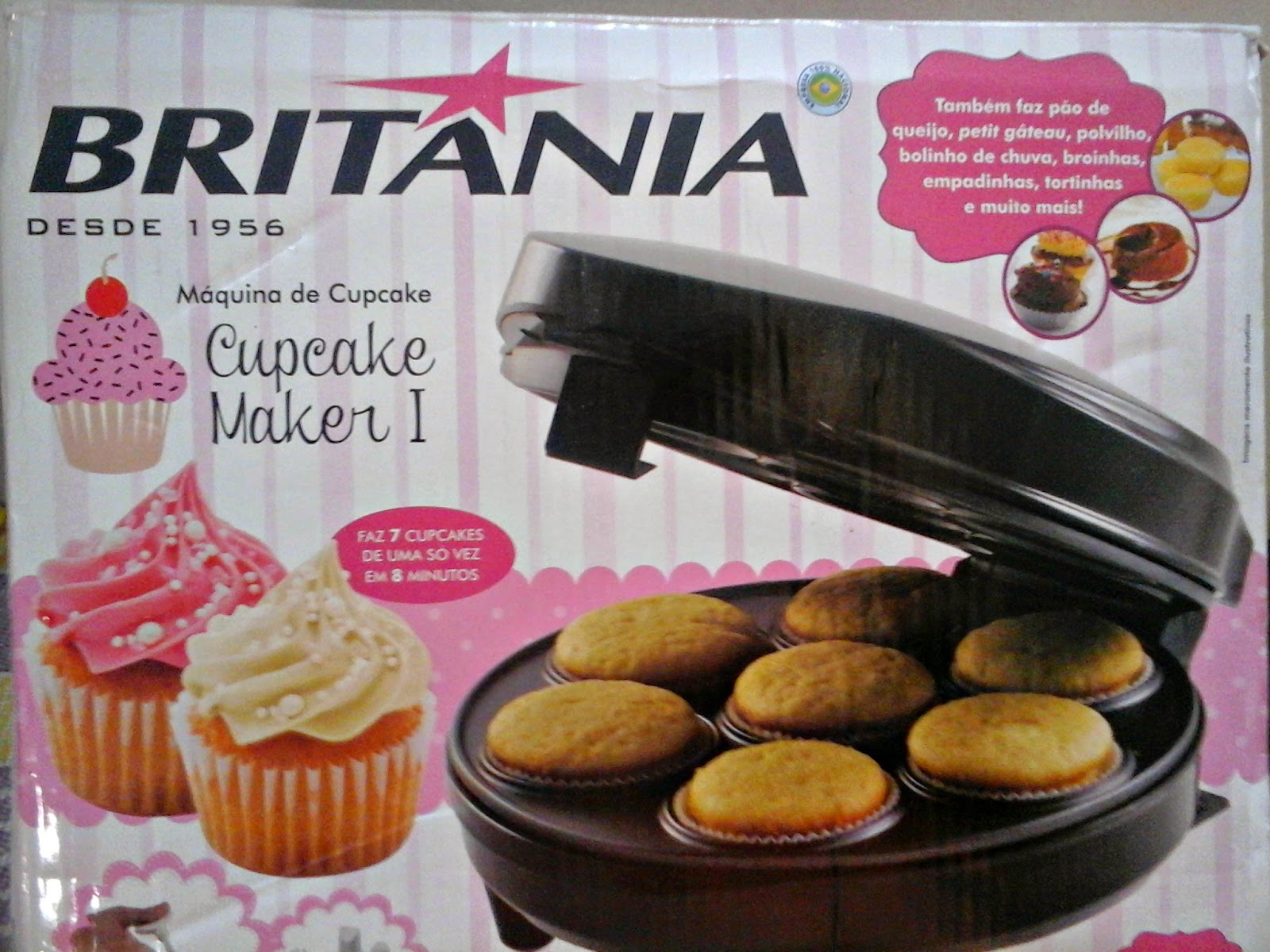 Allegro Flutuante Máquina de CupCake Britânia CupCake Maker I Voltando ao