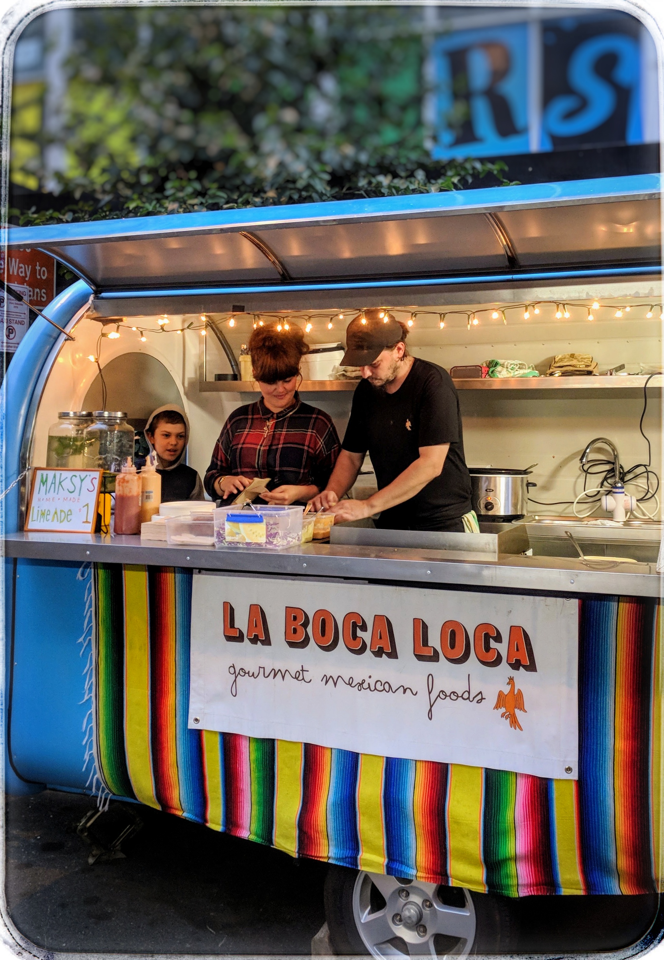 La Boca Loca food cart at the Cuba Mall Night Market