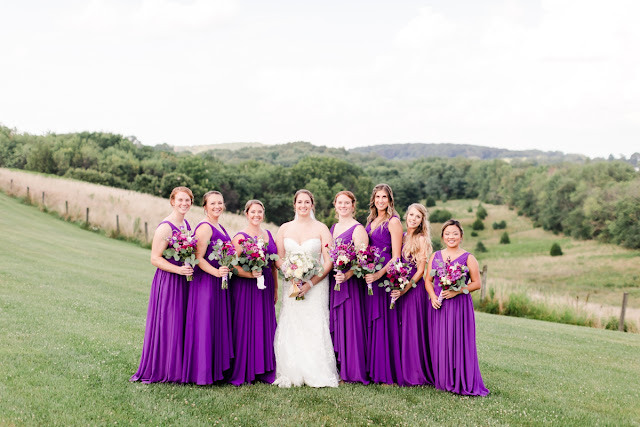 Summer Wedding at Dulany's Overlook photographed by Heather Ryan Photography