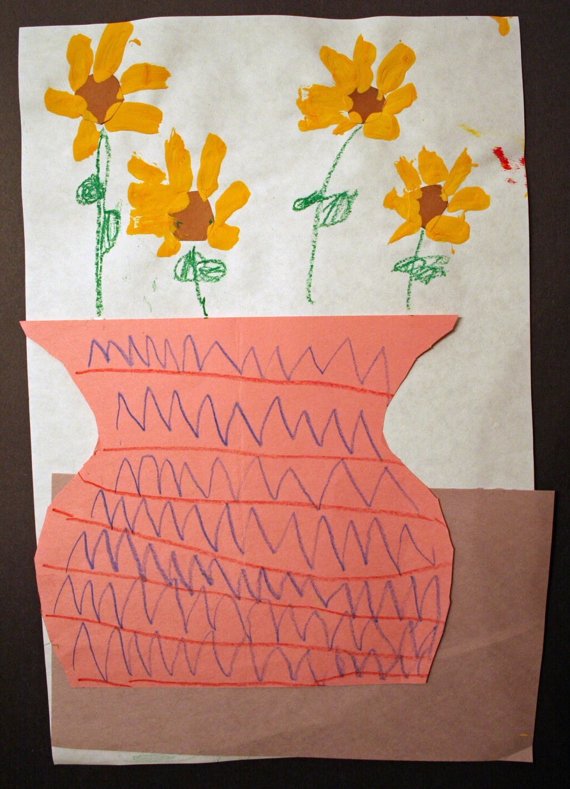 Salem Hyde Artroom Kindergarten Van Gogh Sunflowers