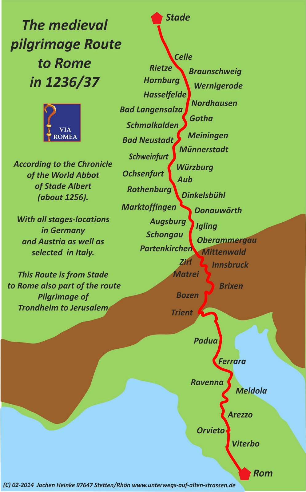 Pilgrims Crossing Borders: From the Brenner Pass to Rome