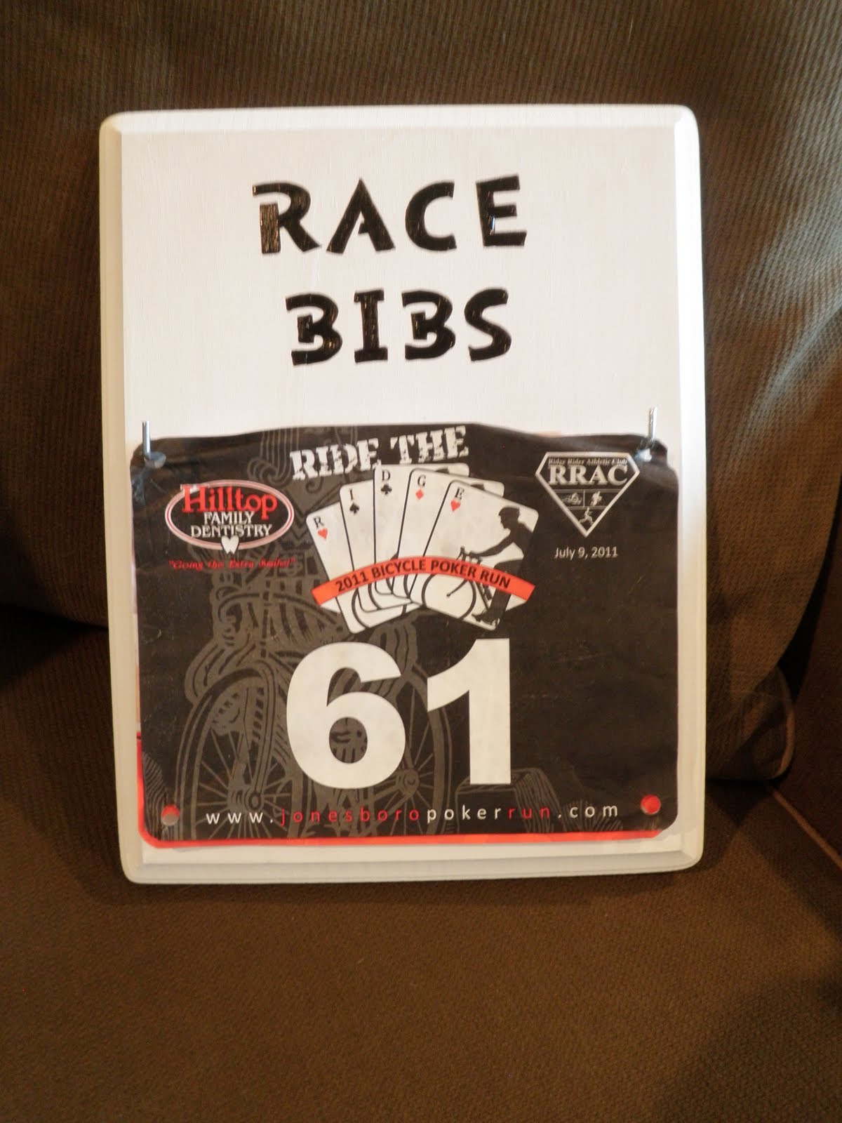 Kara's Kustom Art Race Bib Holders