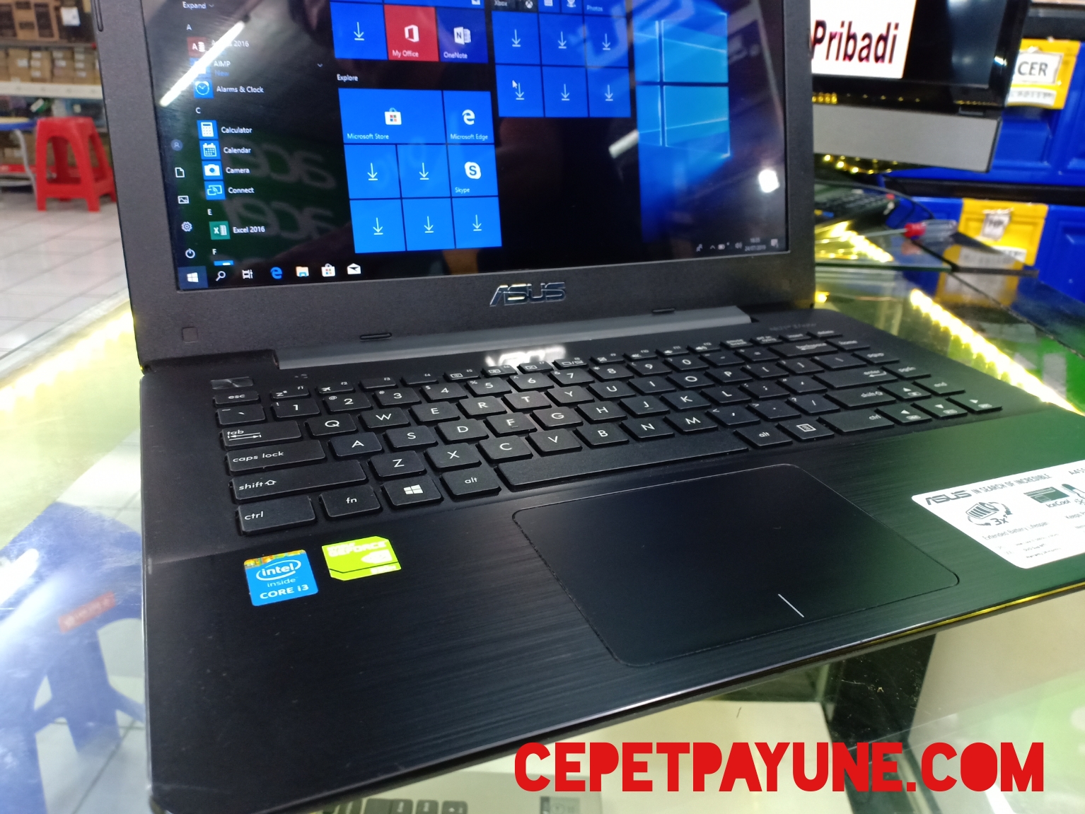 Laptop Asus A455L i3 5200U brodwell Vga nvidia 930M 2Gb Jual Beli