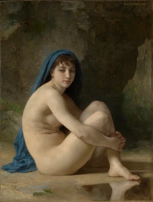 Seated Nude painting William Adolphe Bouguereau