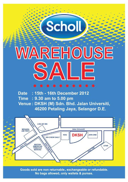 Scholl Shoes Malaysia Warehouse Sale (December 2012)