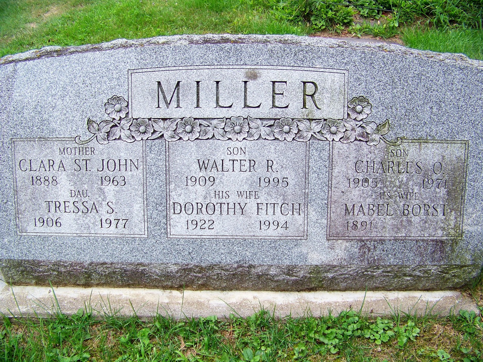Stroll at Fairview Cemetery, New Berlin, NY Gravesen, Miller Family