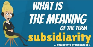 subsidiarity third way just