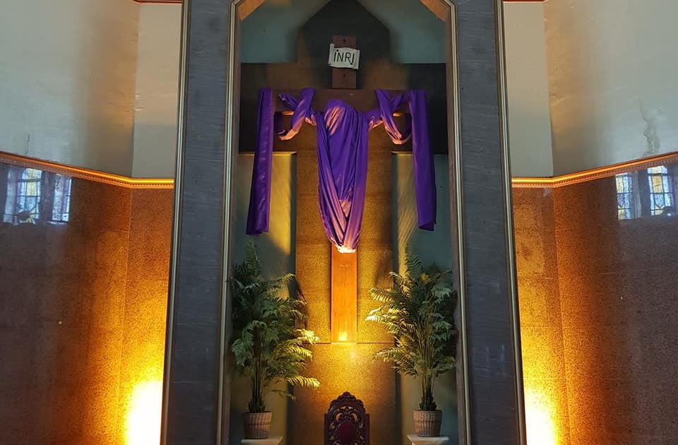 Covering the Crosses and Images on Holy Week Priest Stuff