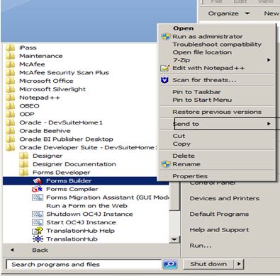Oracle Apps learning @Kishore: Easy way to set the Forms path