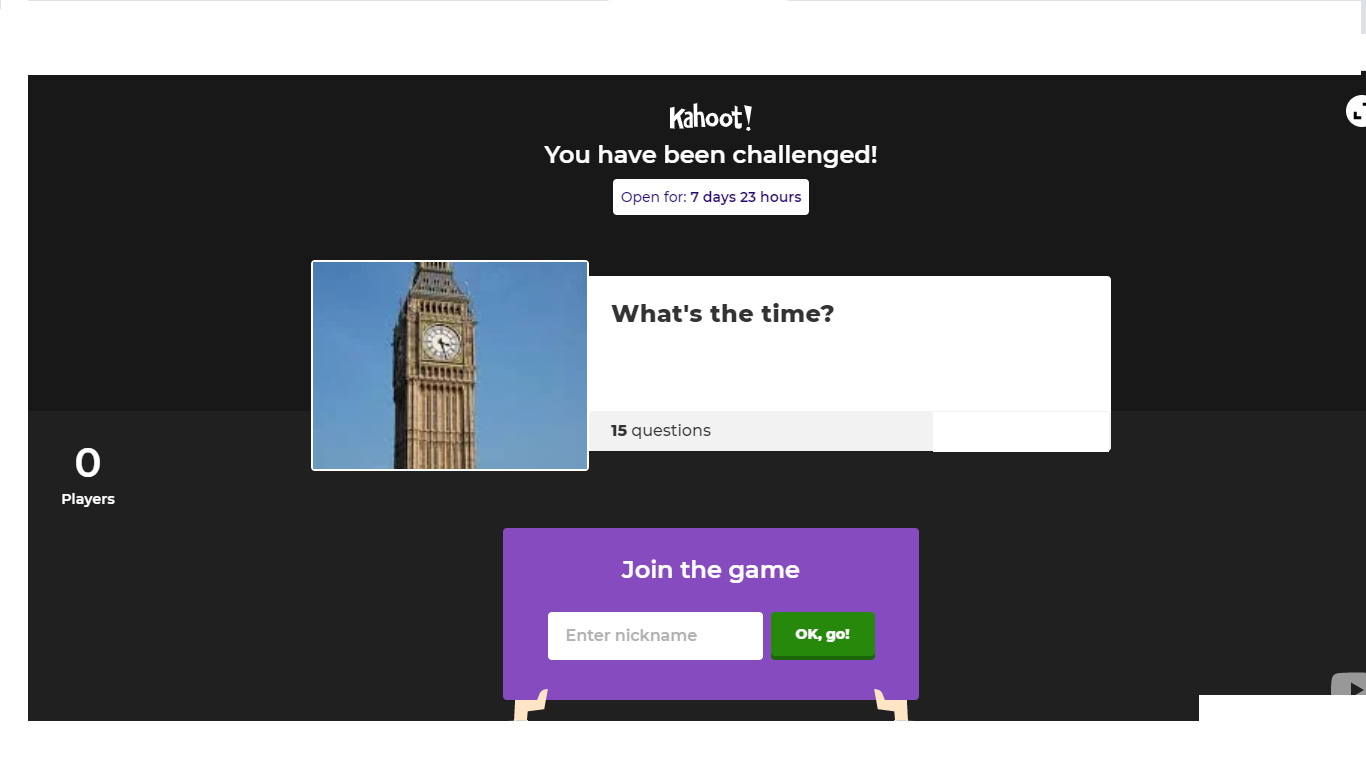 Juanfran´s English Corner 3º Primaria. Kahoot