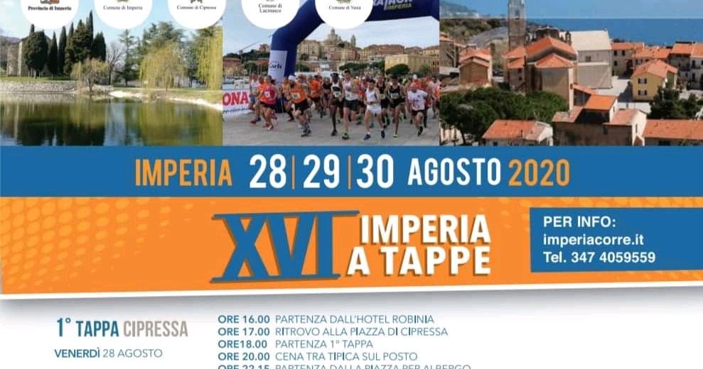 Genova di corsa Imperia a Tappe e Corsa al Monte Faudo le nuove date