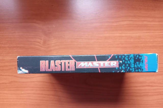 Juego Blaster Master de NES visto por el lateral.